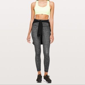 Align lululemon leggings black and white speckled